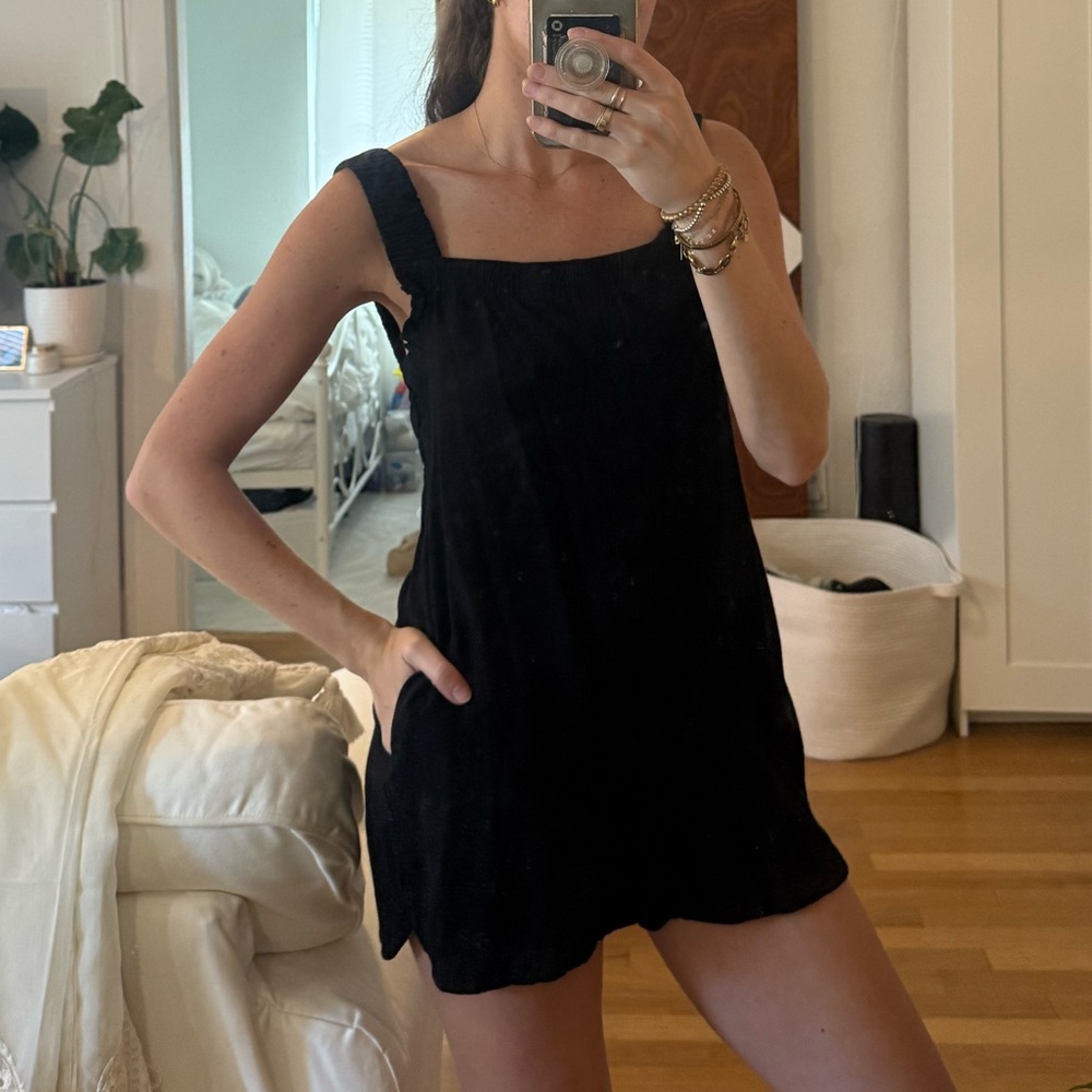 Black Romper / Cover Up